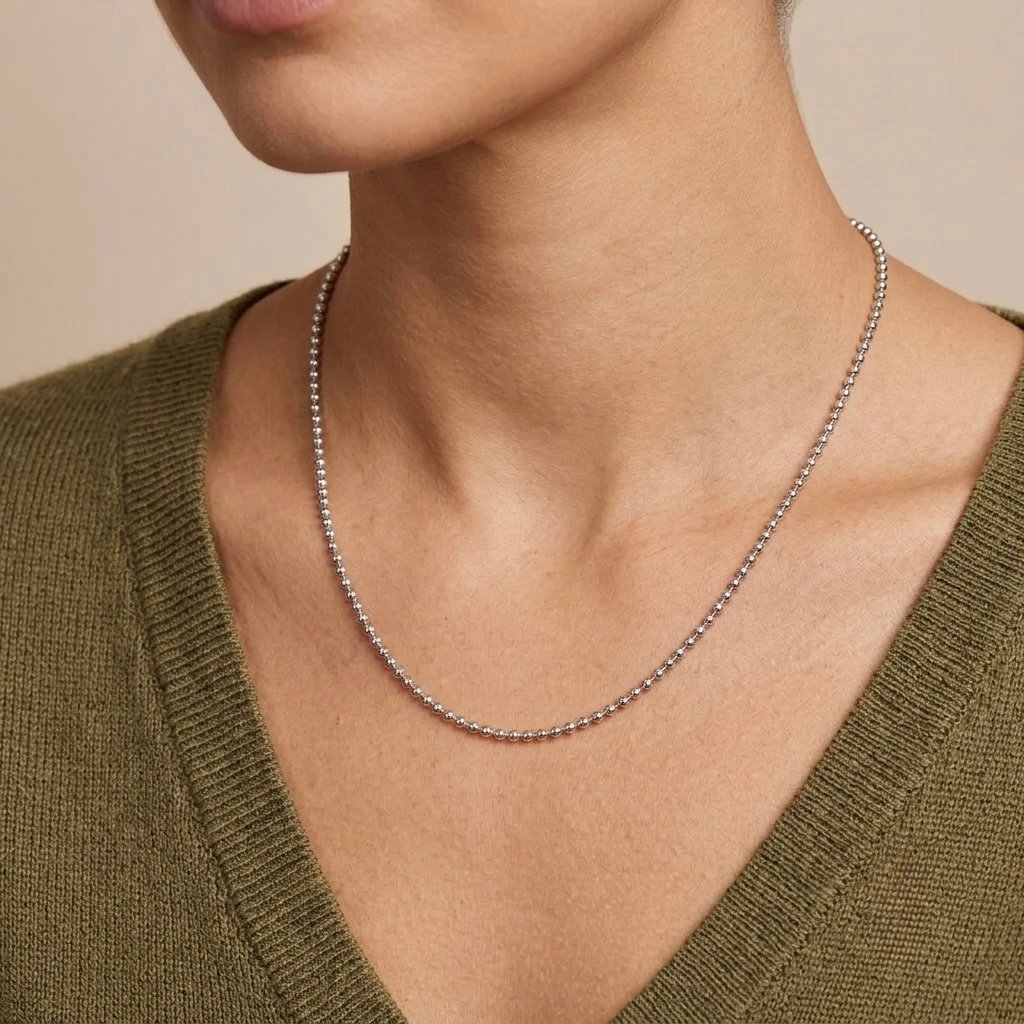 Minimalist Bead Chain — alternate view