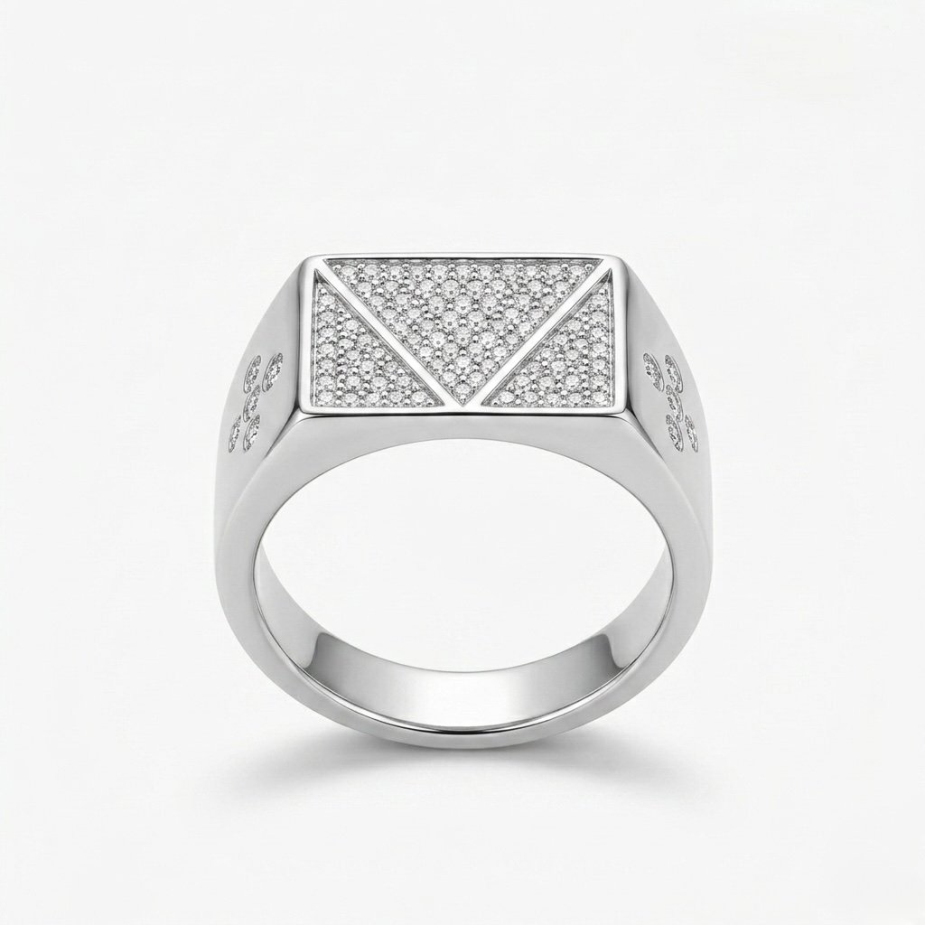 Apex Pavé Signet