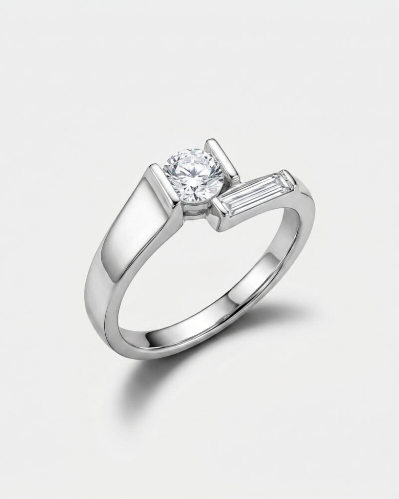 Bar Set Ring