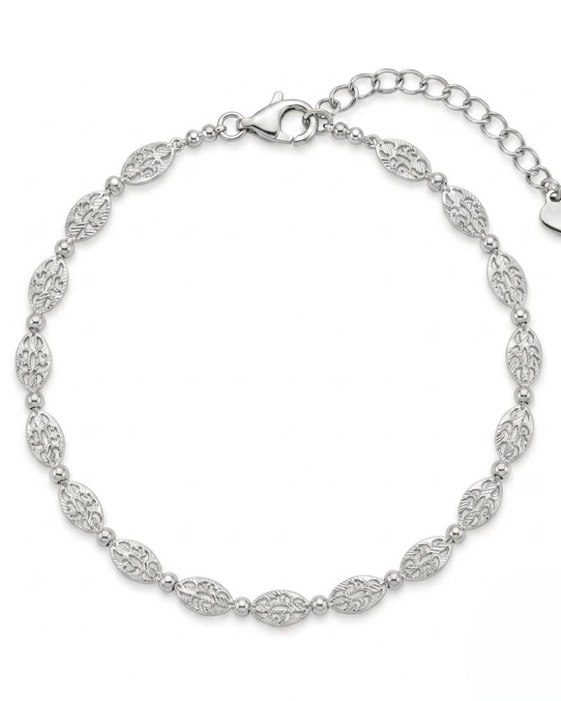 Filigree Oval Link Bracelet