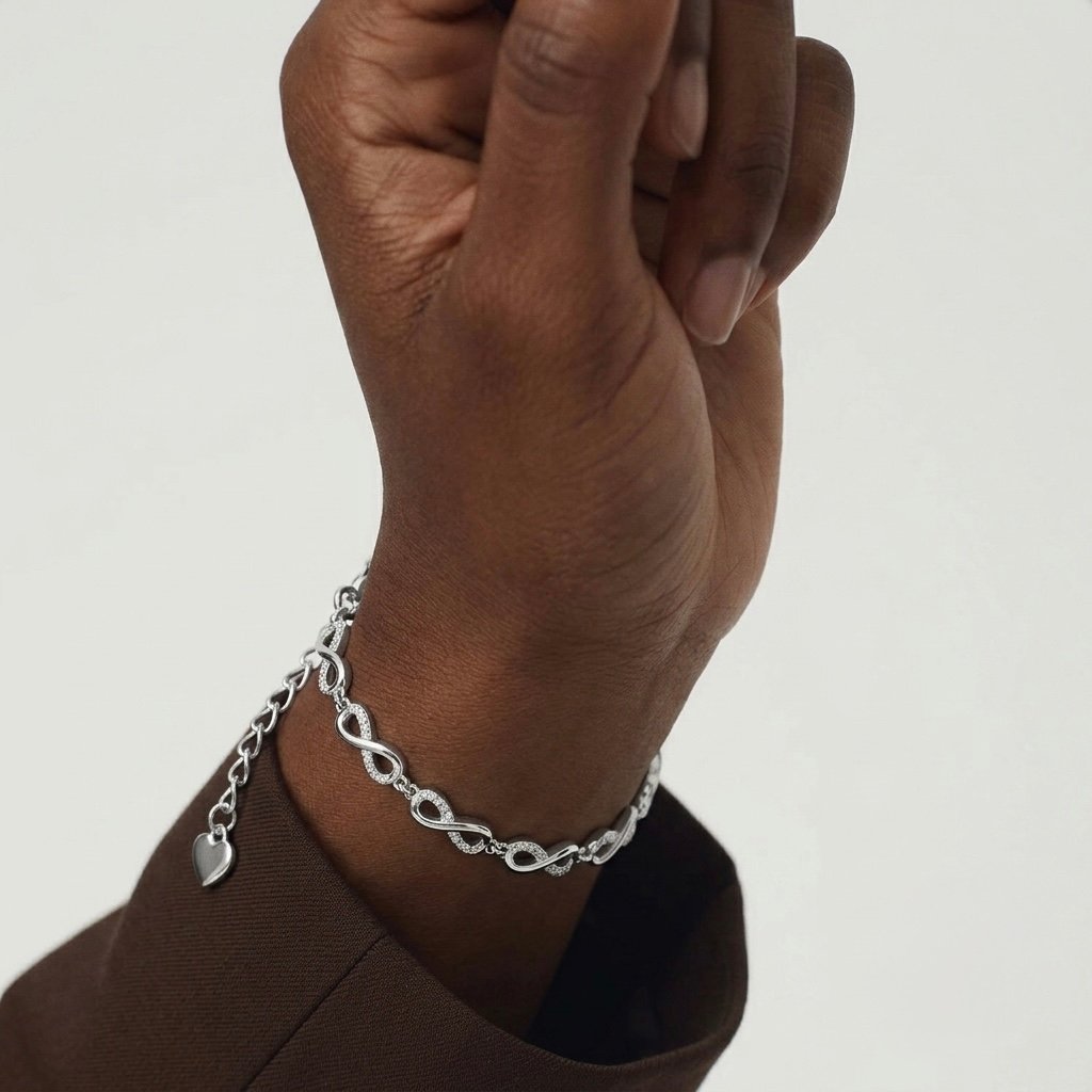 Infinity Link Bracelet — alternate view