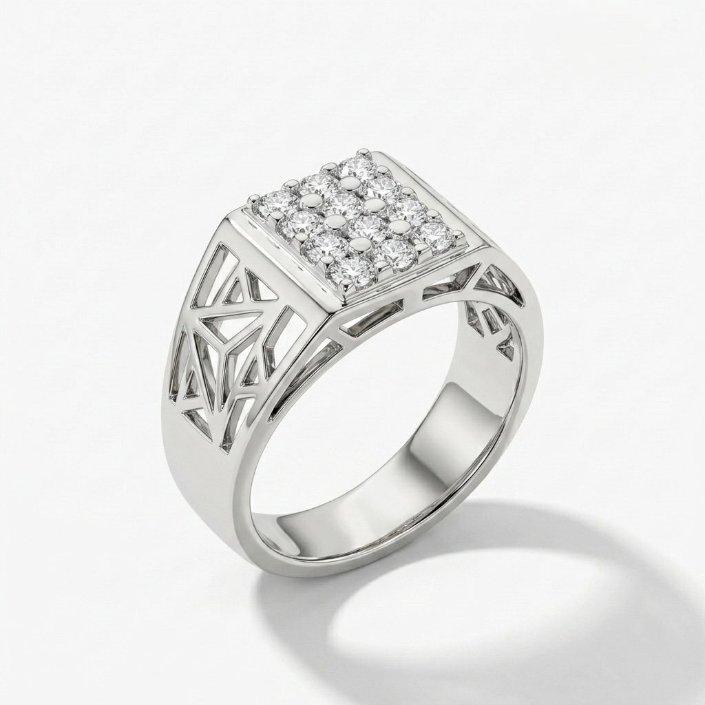 Lattice Diamond Signet