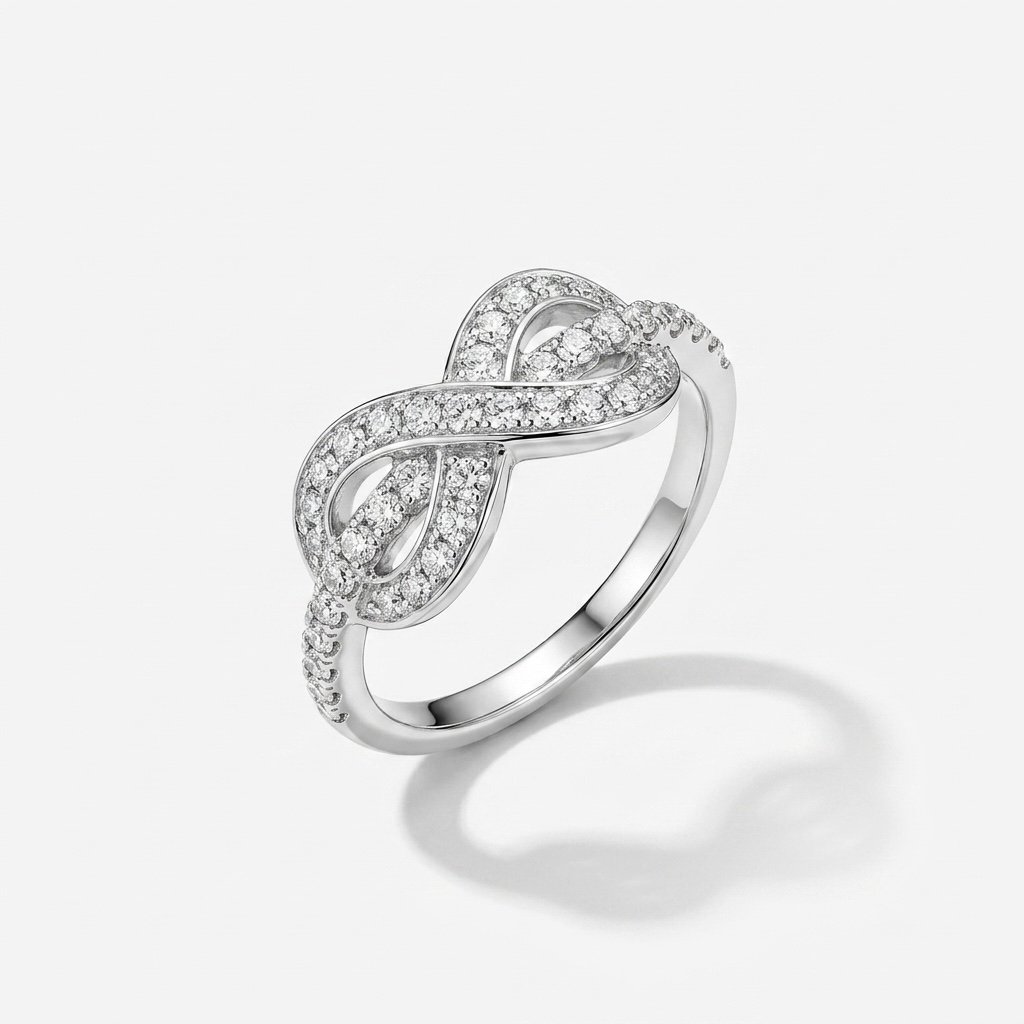 Pavé Infinity Ring