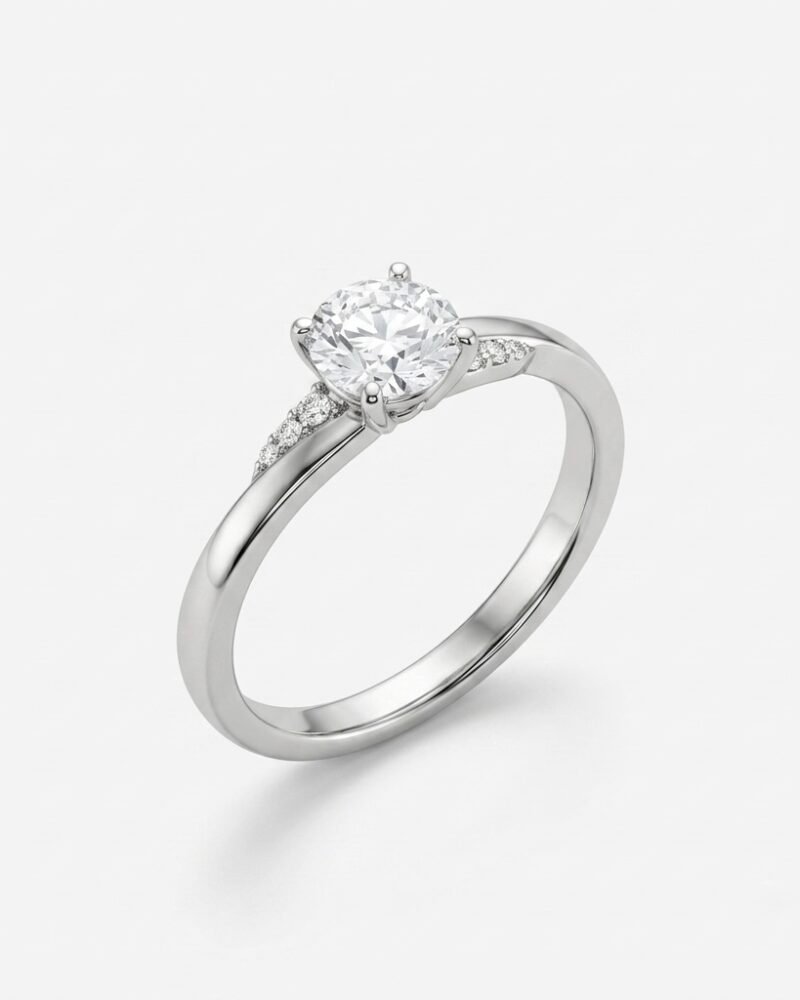 Petite Solitaire Ring