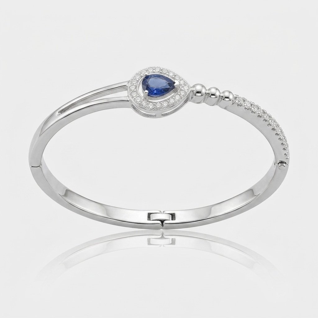 Sapphire Drop Bangle