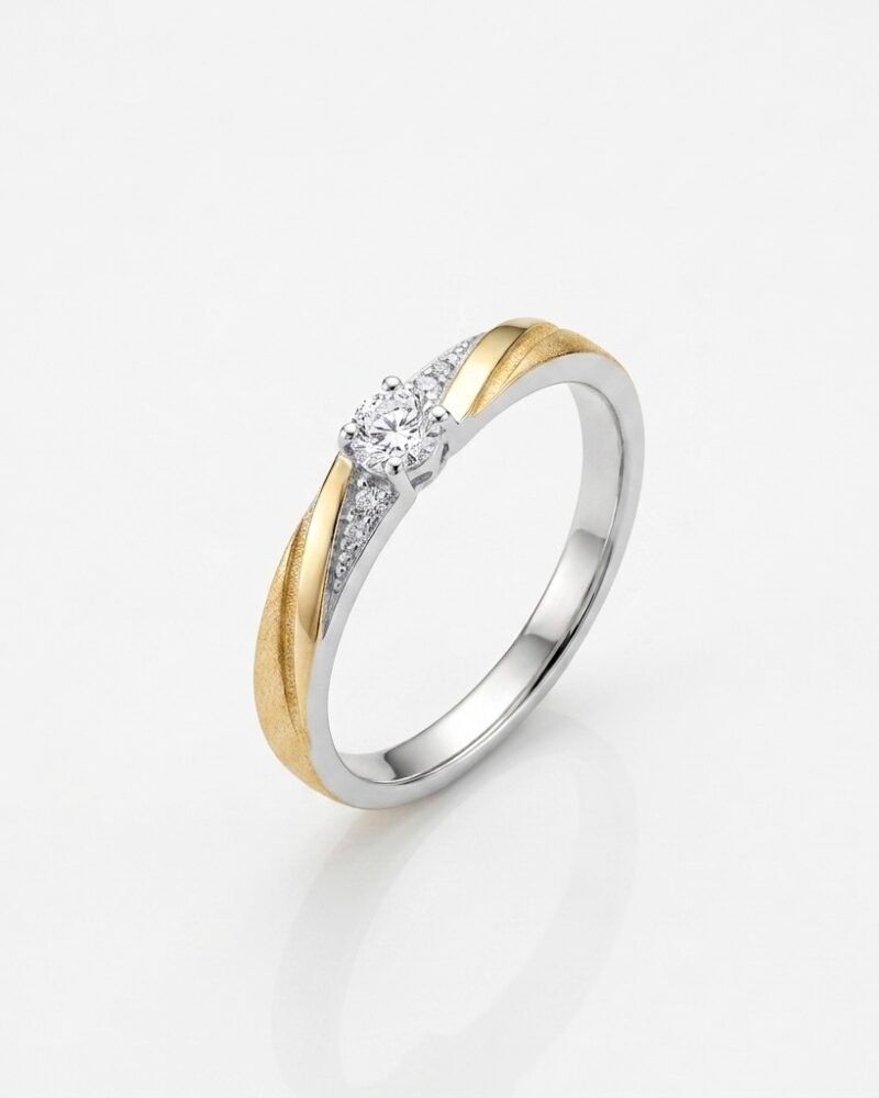 Two-Tone Crossover Ring