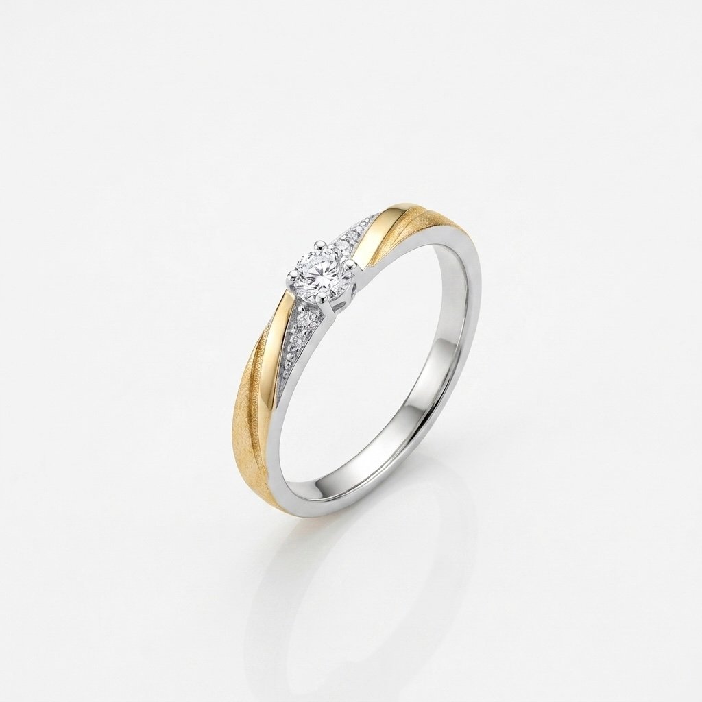 Two-Tone Crossover Ring